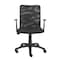 Officesource Crossway Collection Mesh Back Task Chair with Black Base 610FBK - alternate 4